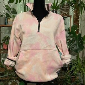 PINK Victoria's Secret Pastel Tie-Dye Pullover XS
